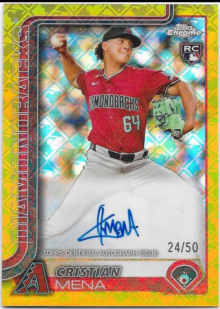 Cristian Mena [Gold Refractor] #RA-CME