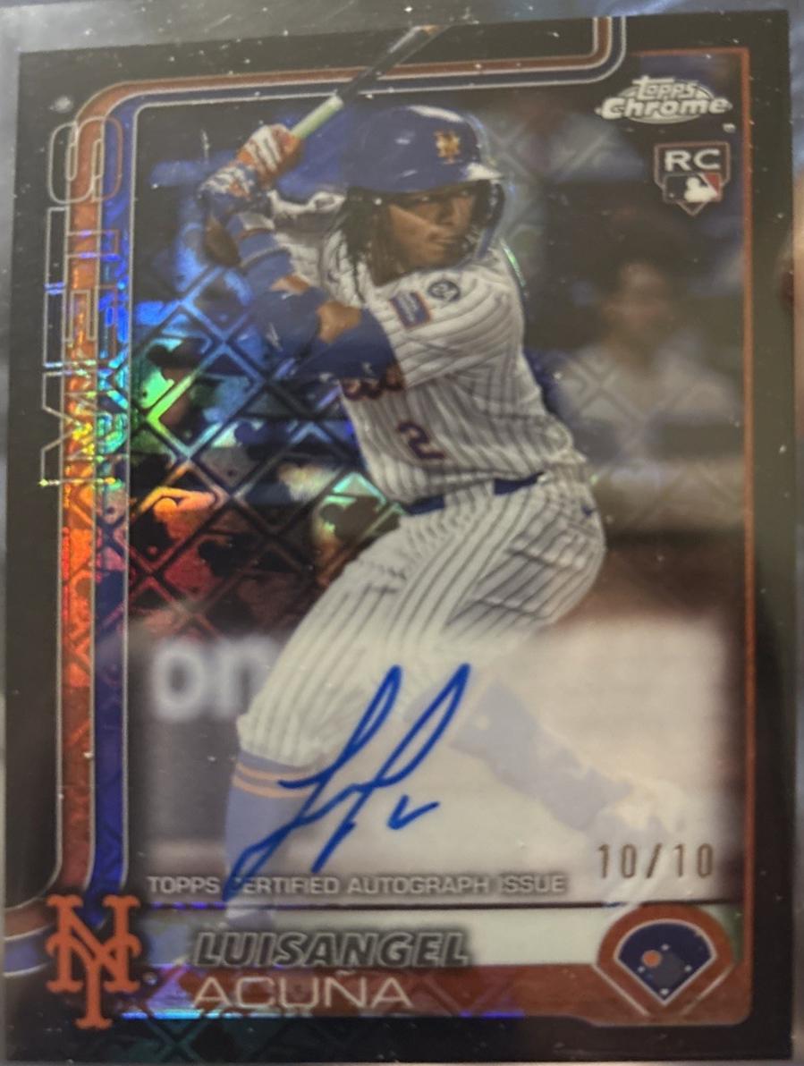 Luisangel Acuna [Black Refractor] #RA-LA