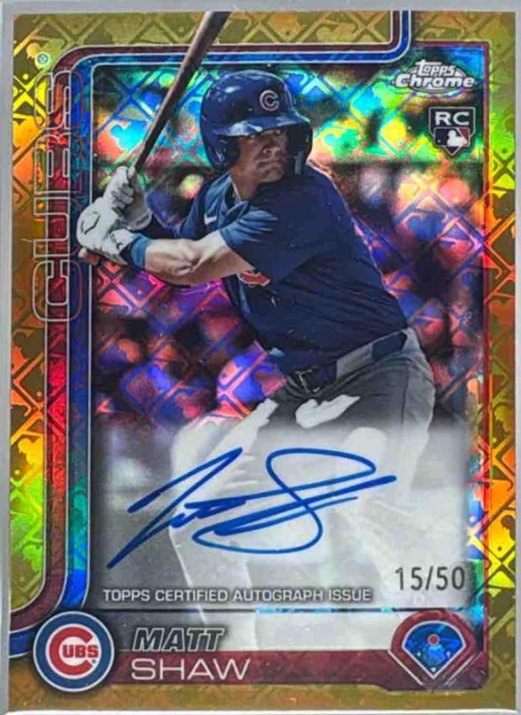 Matt Shaw [Gold Refractor] #RA-MS