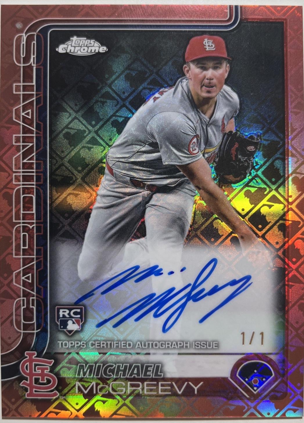 Michael McGreevy [Rose Gold Refractor] #RA-MMC