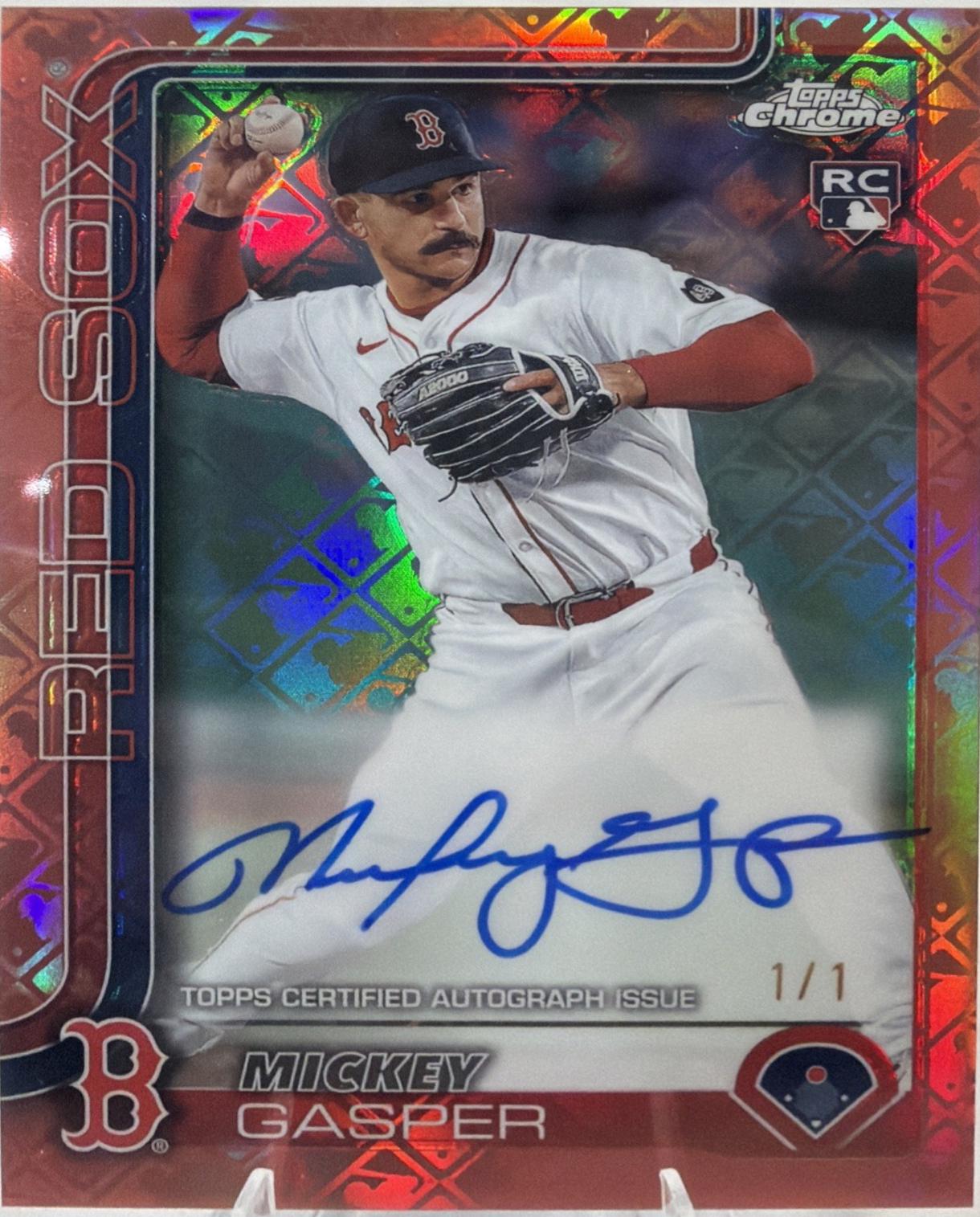 Mickey Gasper [Rose Gold Refractor] #RA-MG