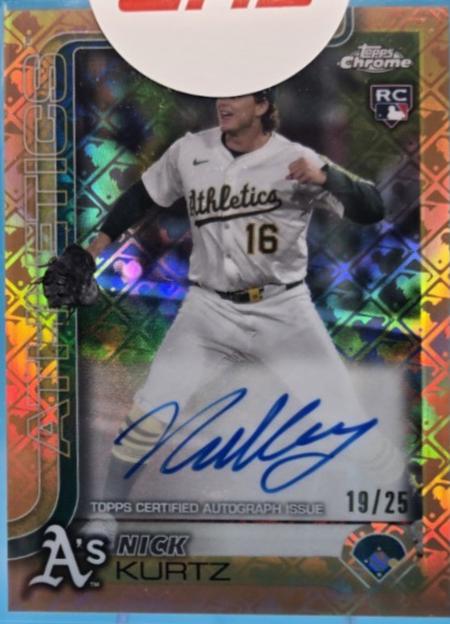 Nick Kurtz [Orange Refractor] #RA-KU