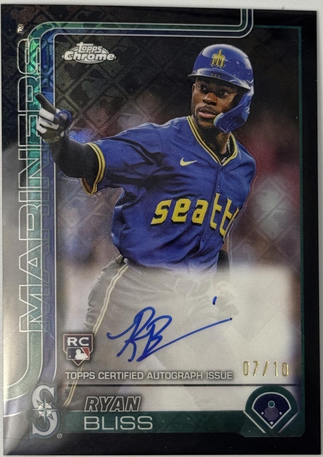 Ryan Bliss [Black Refractor] #RA-RB