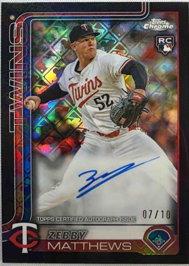 Zebby Matthews [Black Refractor] #RA-ZM