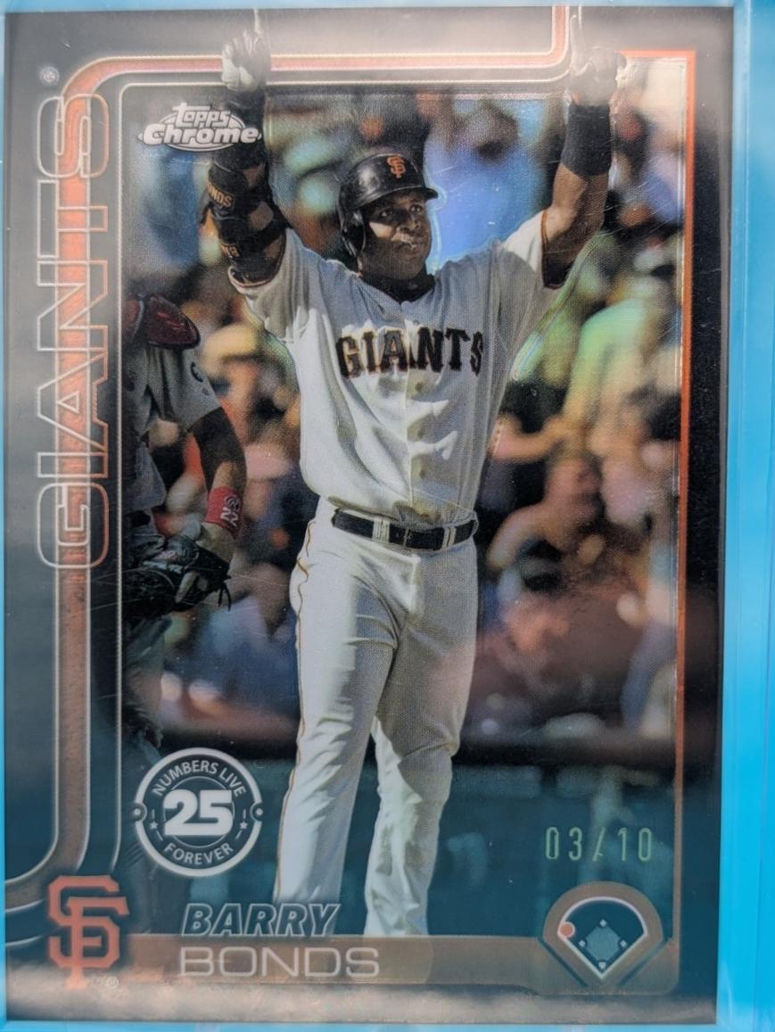 Barry Bonds [Black Refractor] #NLF-1