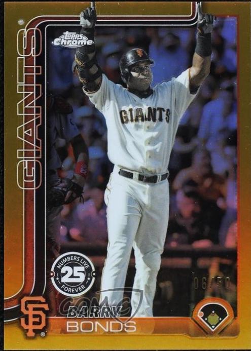 Barry Bonds [Gold Refractor] #NLF-1