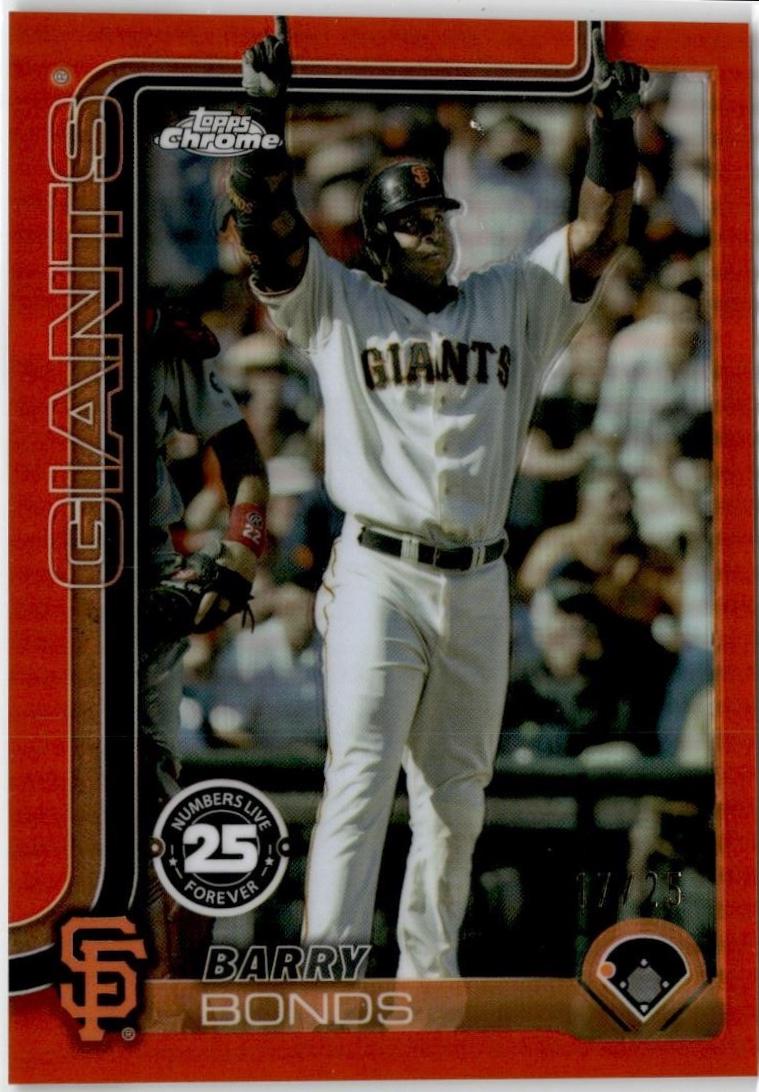 Barry Bonds [Orange Refractor Autograph] #NLF-1