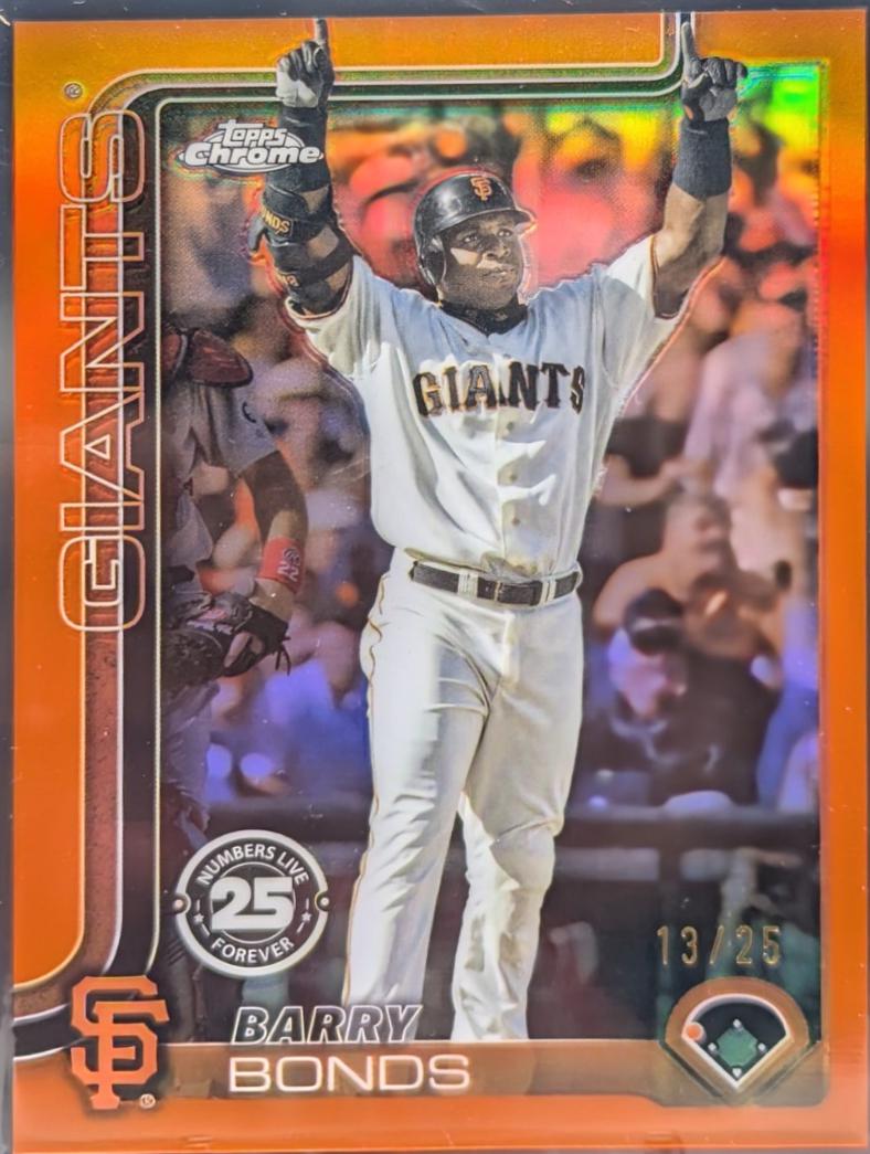 Barry Bonds [Orange Refractor] #NLF-1