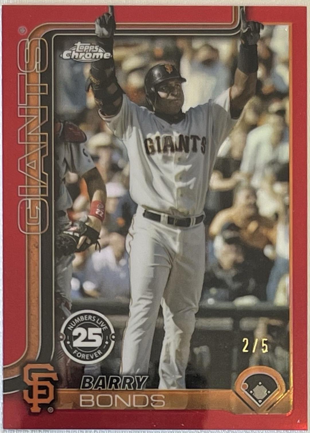 Barry Bonds [Red Refractor Autograph] #NLF-1