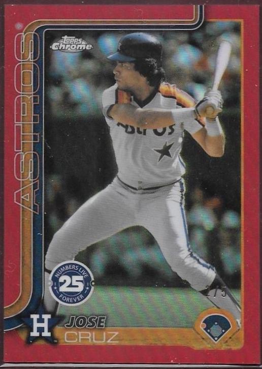 Jose Cruz [Red Refractor Autograph] #NLF-2