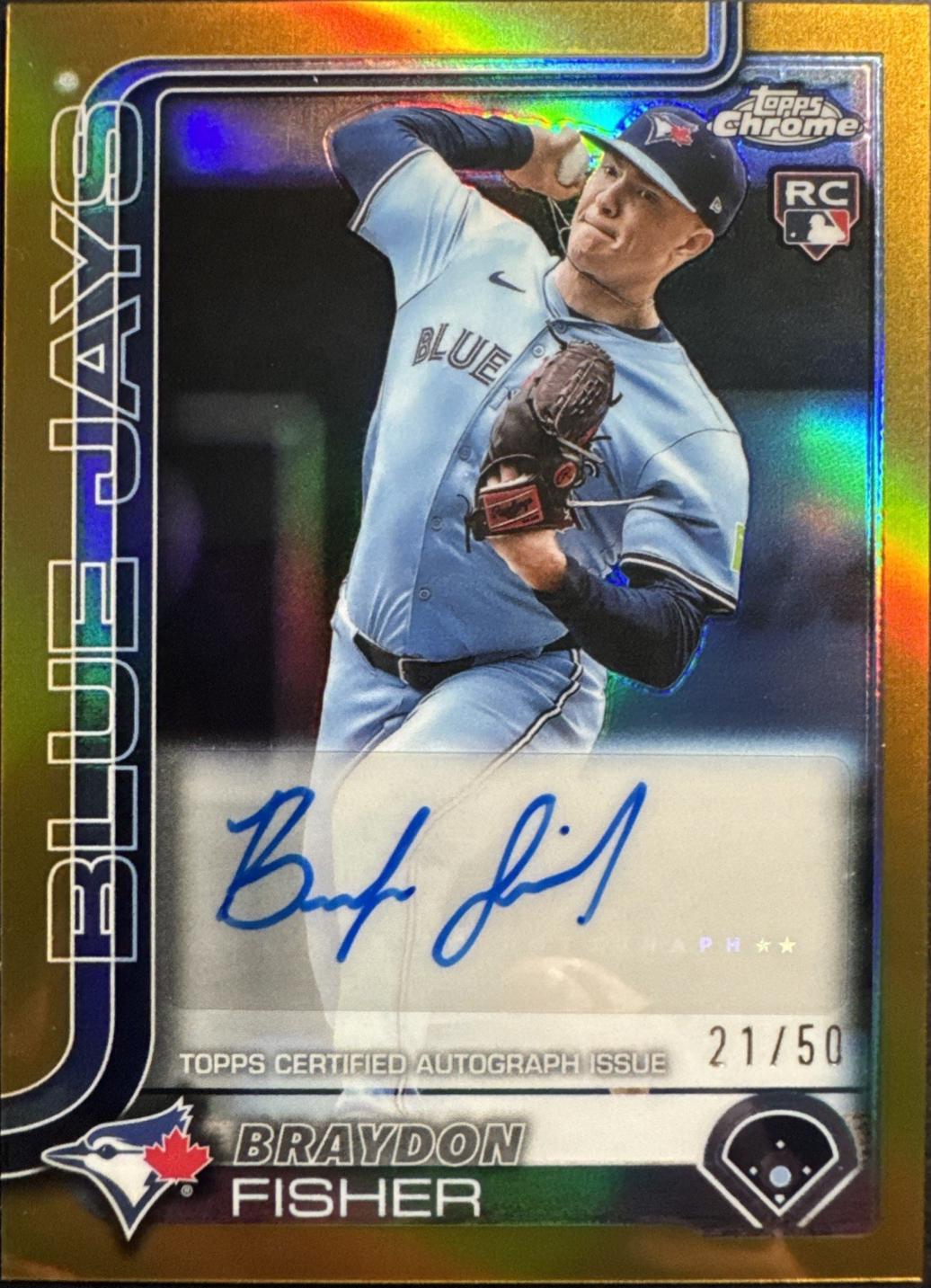 Braydon Fisher [Gold Refractor] #AC-BFI