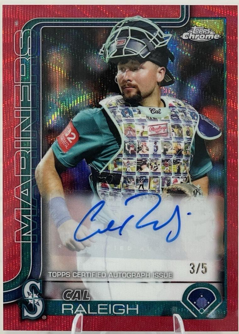 Cal Raleigh [Red Wave Refractor] #AC-CR