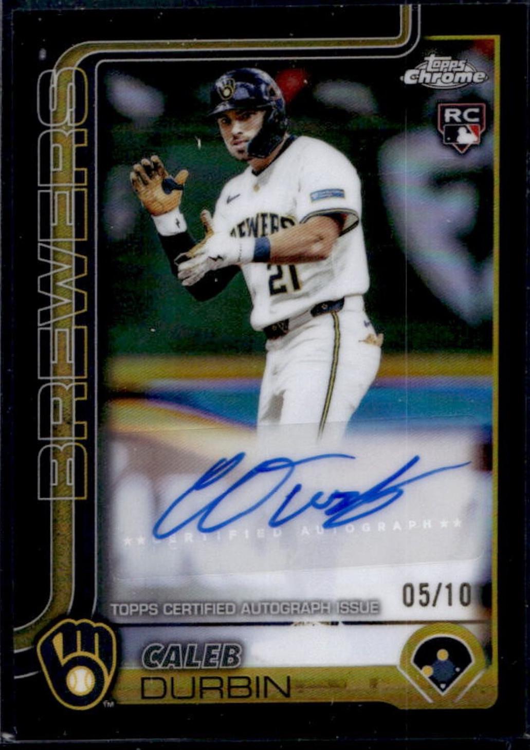Caleb Durbin [Black Refractor] #AC-CDU