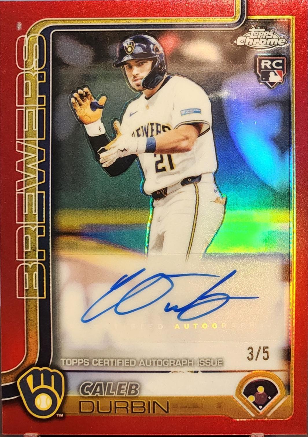 Caleb Durbin [Red Refractor] #AC-CDU