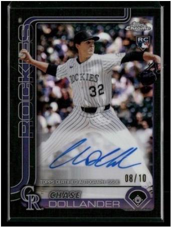 Chase Dollander [Black Refractor] #RA-DO