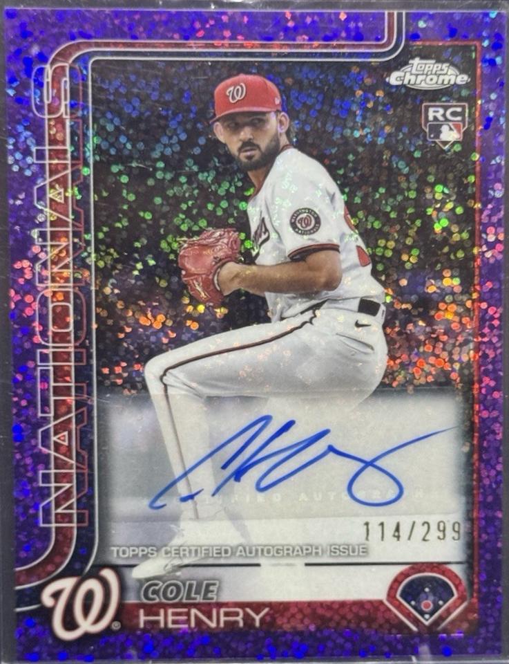 Cole Henry [Purple Speckle Refractor] #AC-CH