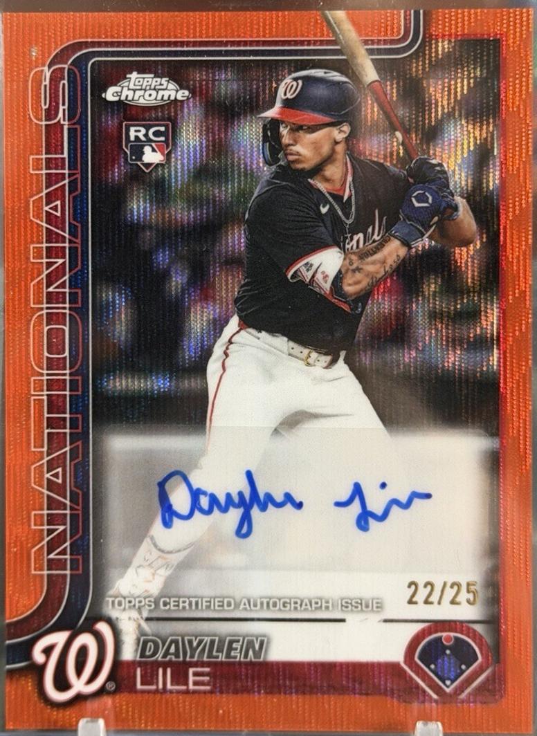Daylen Lile [Orange Wave Refractor] #AC-DL