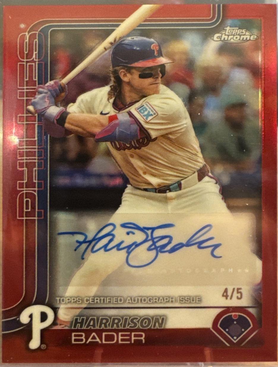 Harrison Bader [Red Refractor] #AC-HB