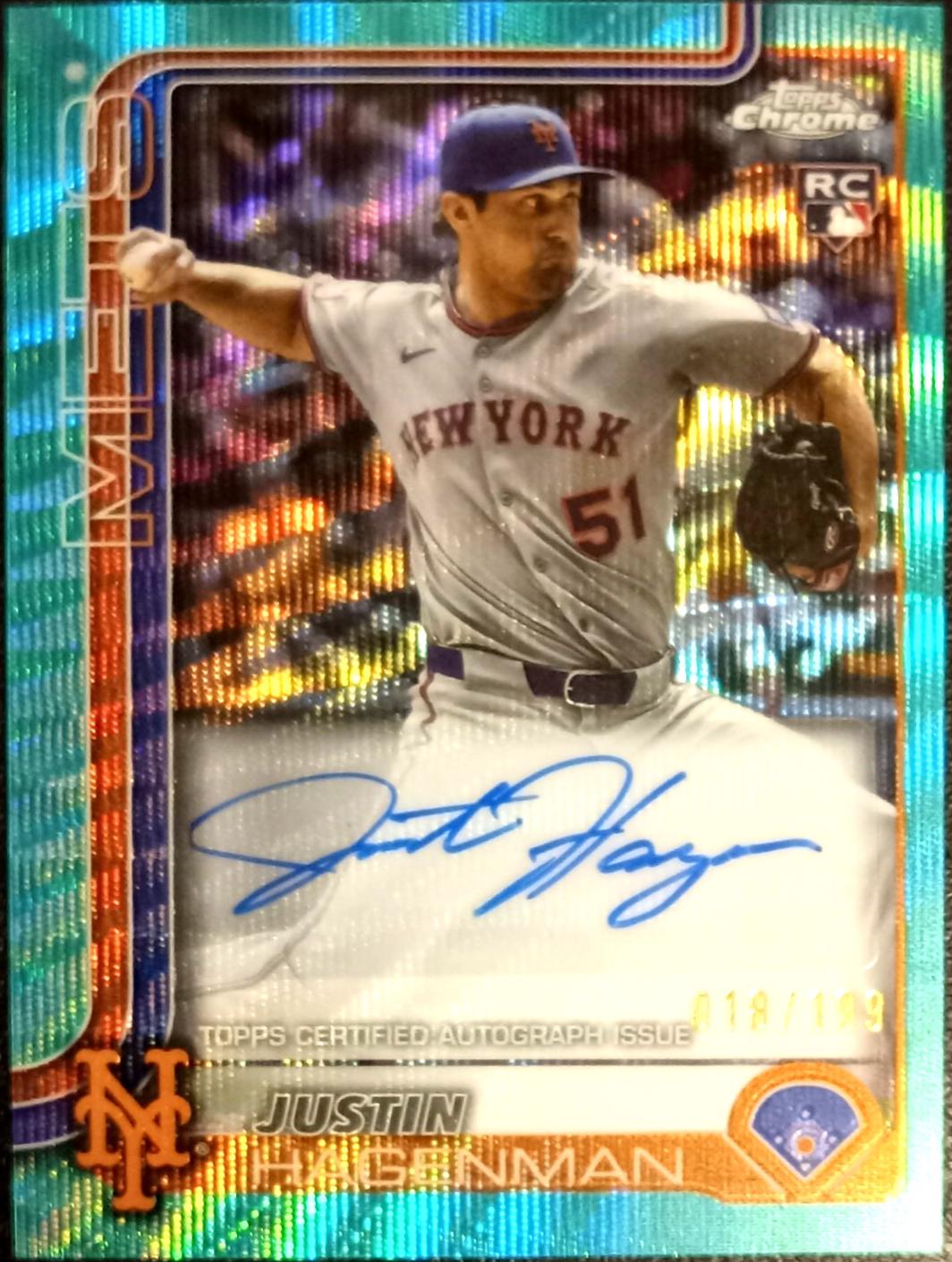 Justin Hagenman [Aqua Wave Refractor] #AC-JH
