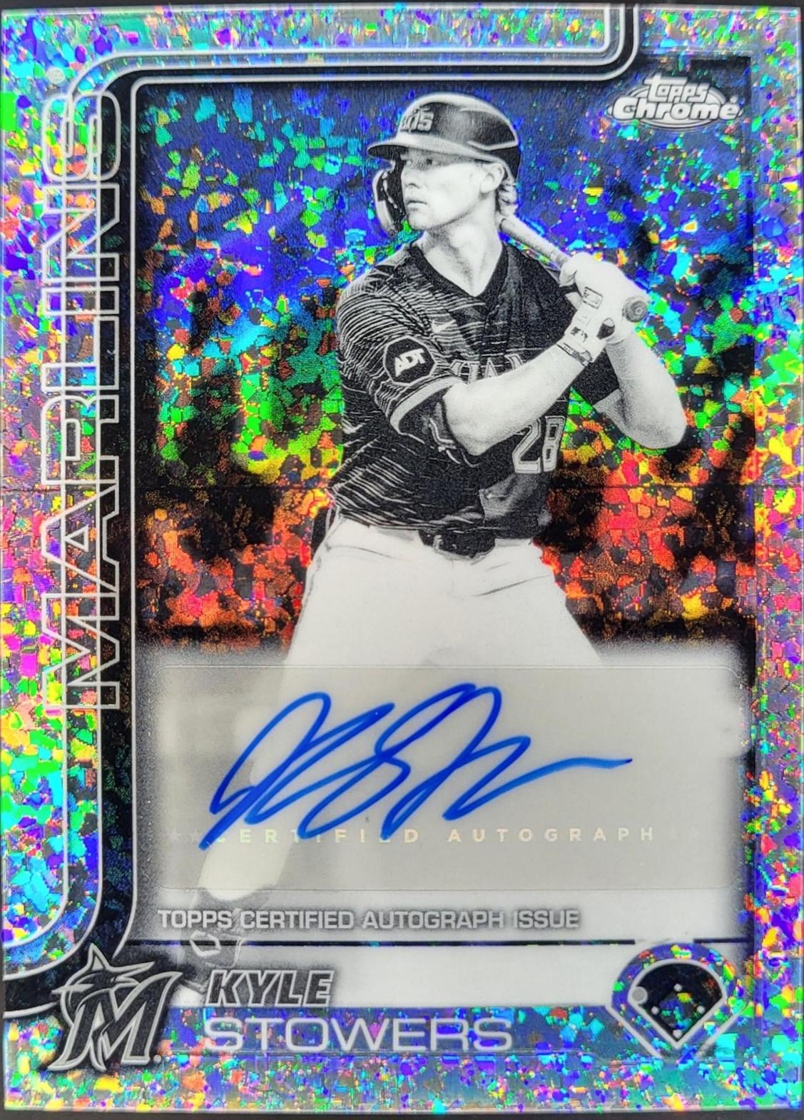 Kyle Stowers [Black Refractor] #AC-KS
