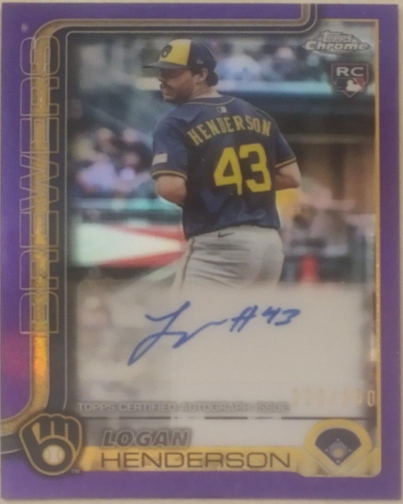 Logan Henderson [Purple Refractor] #AC-LH