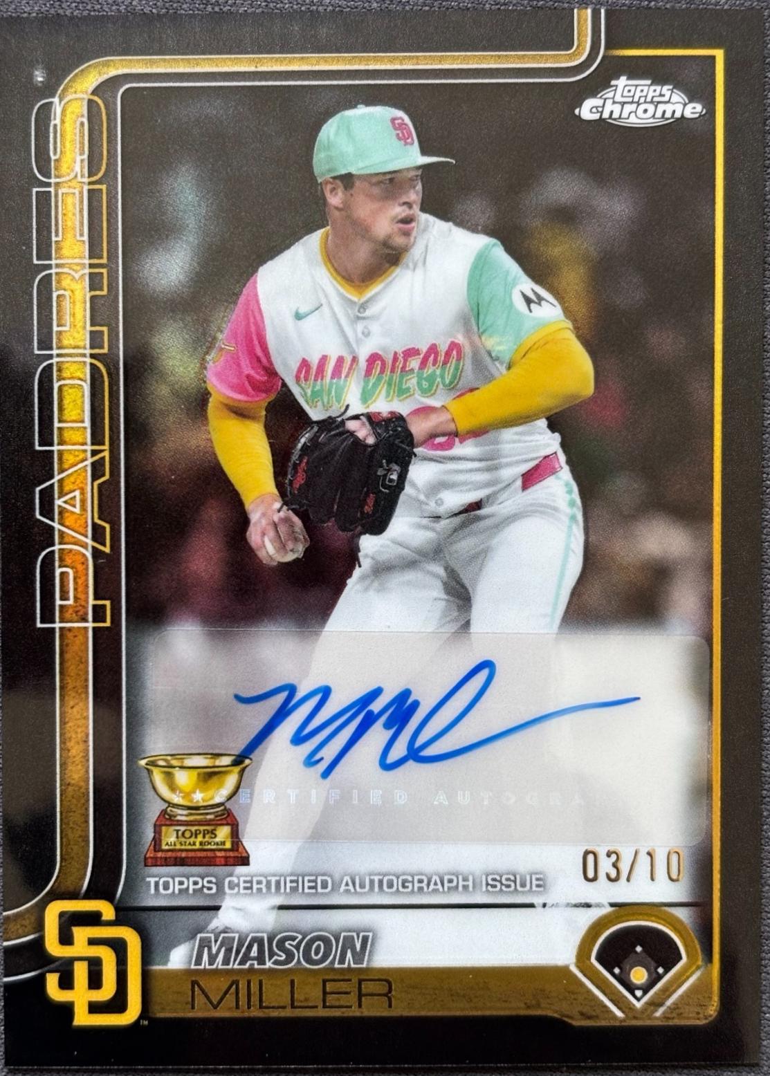 Mason Miller [Black Refractor] #AC-MI