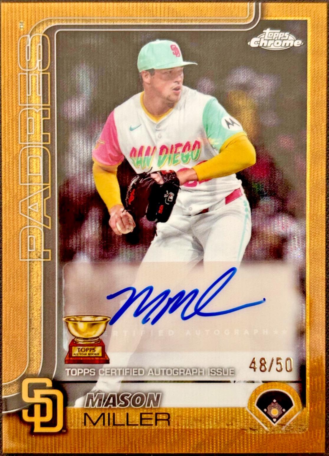 Mason Miller [Gold Refractor] #AC-MI