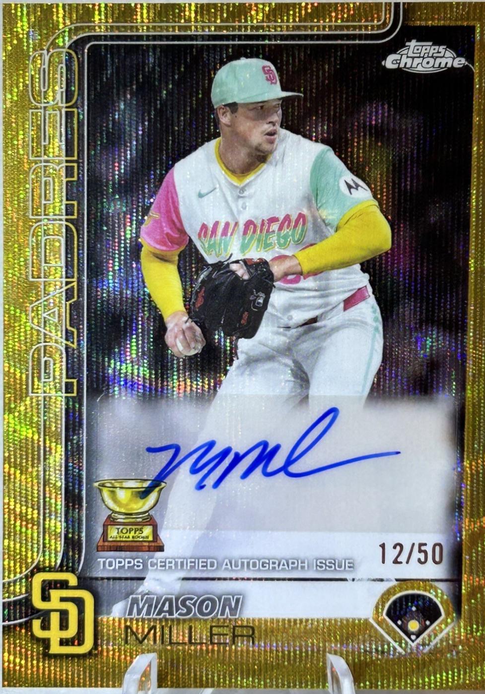 Mason Miller [Gold Wave Refractor] #AC-MI