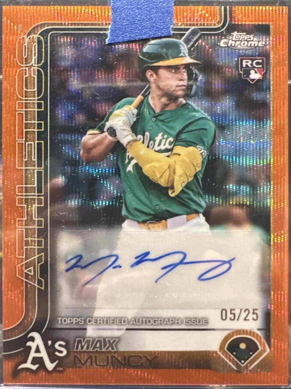 Max Muncy [Orange Wave Refractor] #AC-MMU