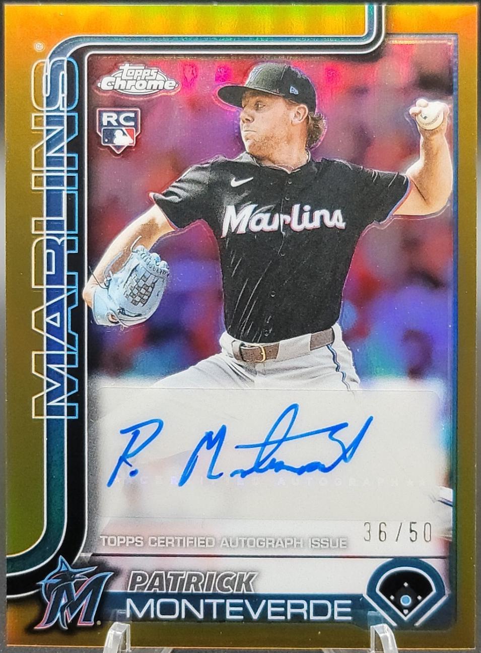 Patrick Monteverde [Gold Refractor] #AC-PM