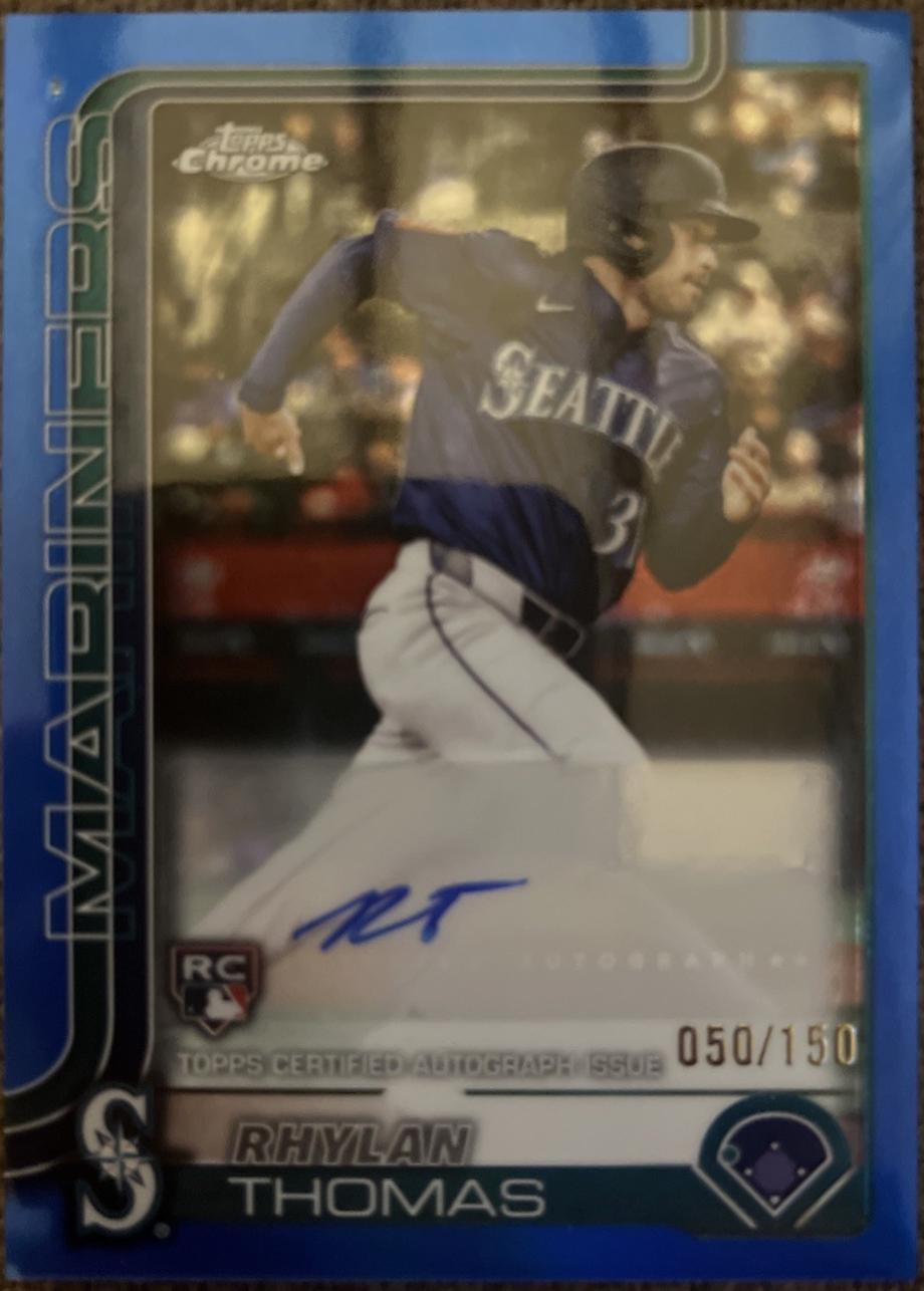 Rhylan Thomas [Blue Refractor] #AC-RT