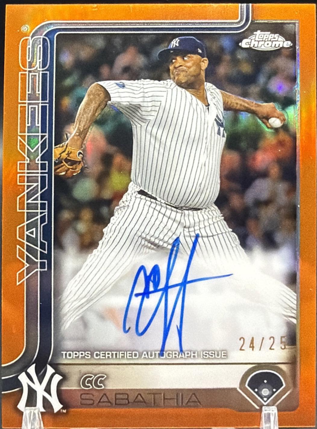 CC Sabathia [Orange] #CLA-CS