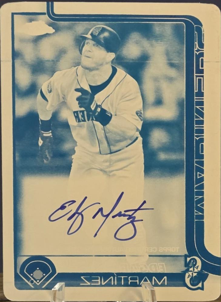 Edgar Martinez [Printing Plate] #CLA-EM