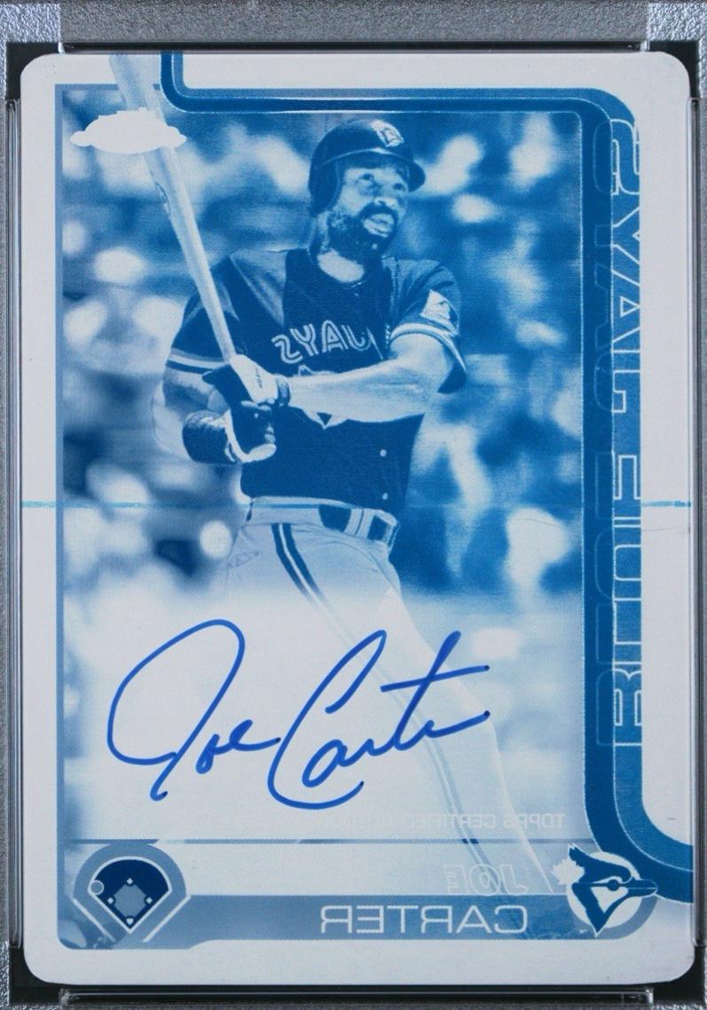 Joe Carter [Printing Plate] #CLA-JC