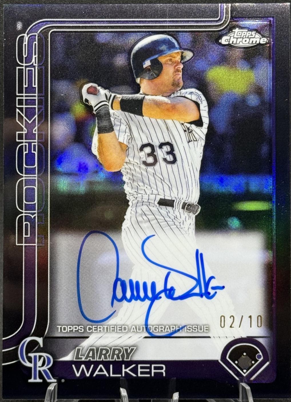 Larry Walker [Black] #CLA-LW