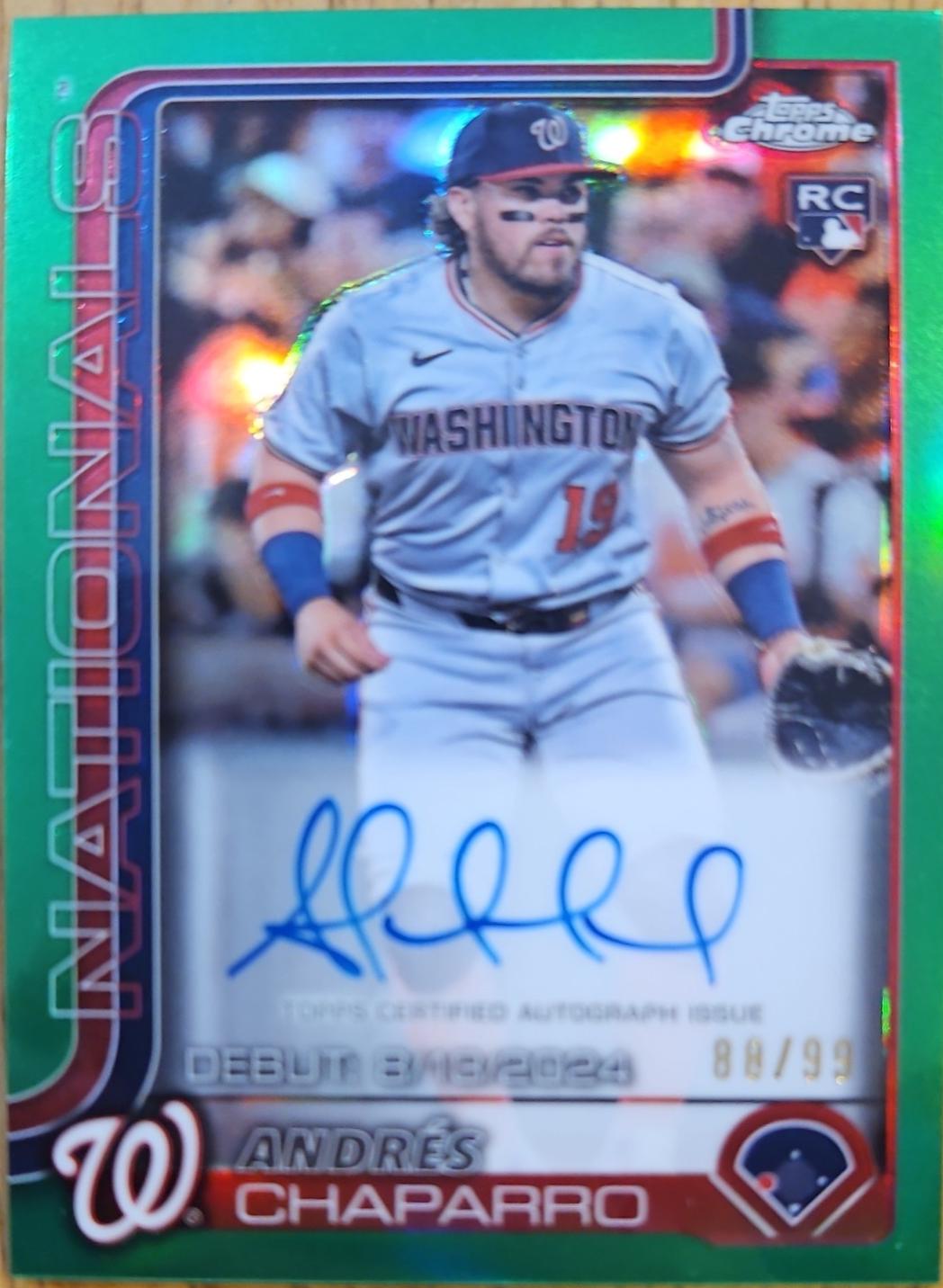 Andres Chaparro [Green Refractor] #CRDA-ACH