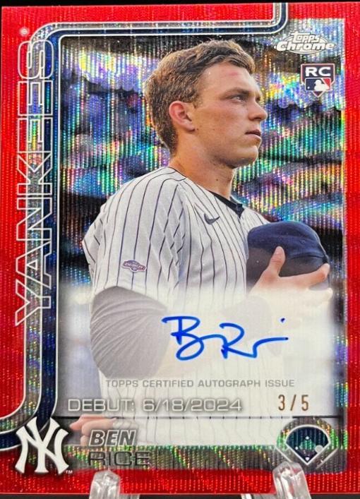 Ben Rice [Red Wave Refractor] #CRDA-BR