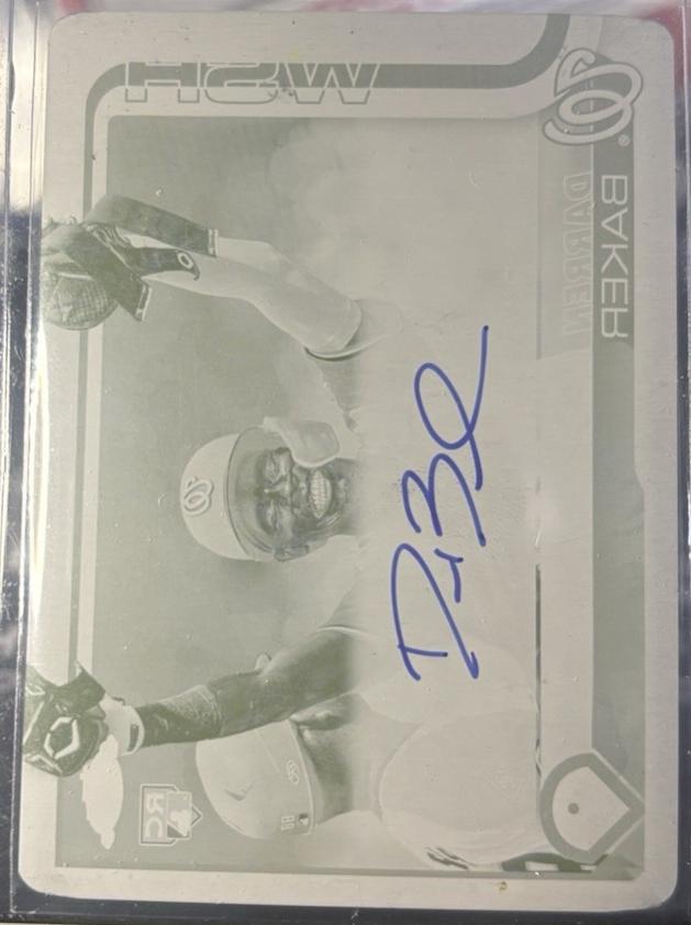 Darren Baker [Printing Plate] #CRDA-DB