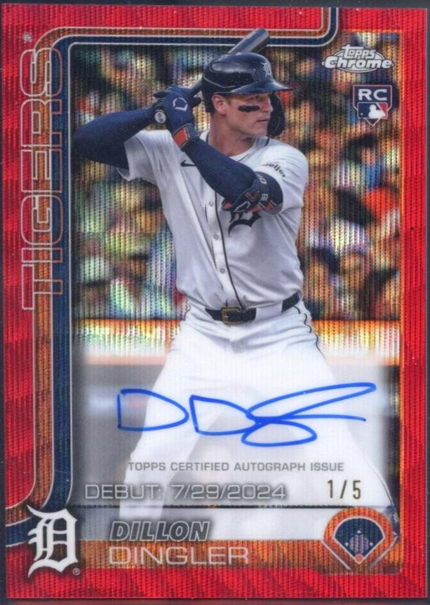 Dillon Dingler [Red Wave Refractor] #CRDA-DD