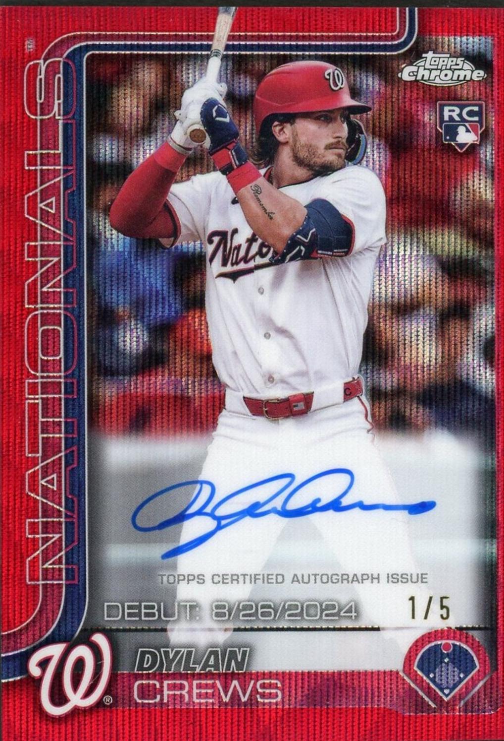 Dylan Crews [Red Wave Refractor] #CRDA-DC