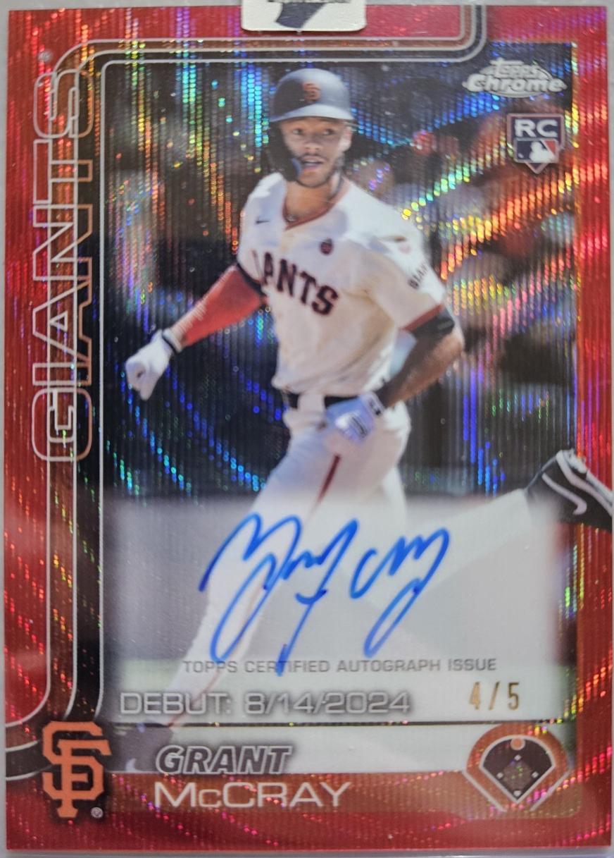 Grant McCray [Red Wave Refractor] #CRDA-GM