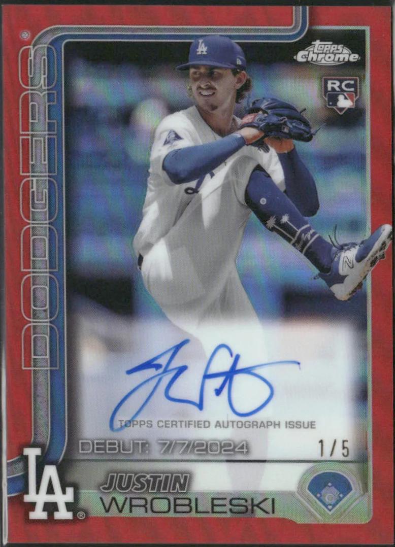 Justin Wrobleski [Red Refractor] #CRDA-JW