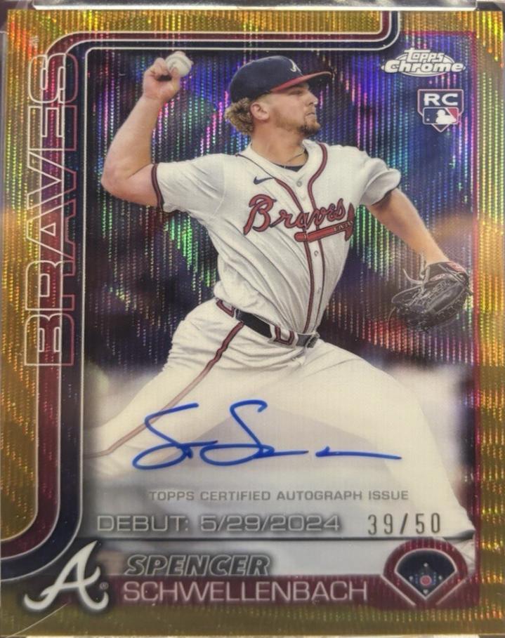 Spencer Schwellenbach [Gold Wave Refractor] #CRDA-SS