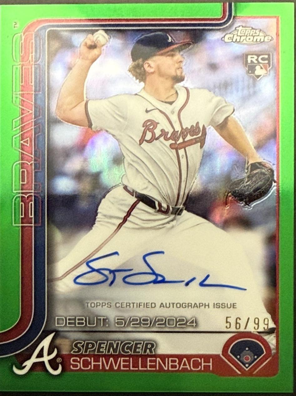 Spencer Schwellenbach [Green Refractor] #CRDA-SS