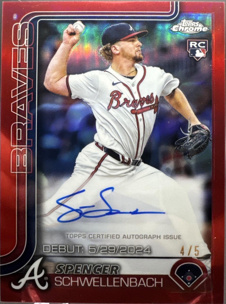 Spencer Schwellenbach [Red Refractor] #CRDA-SS
