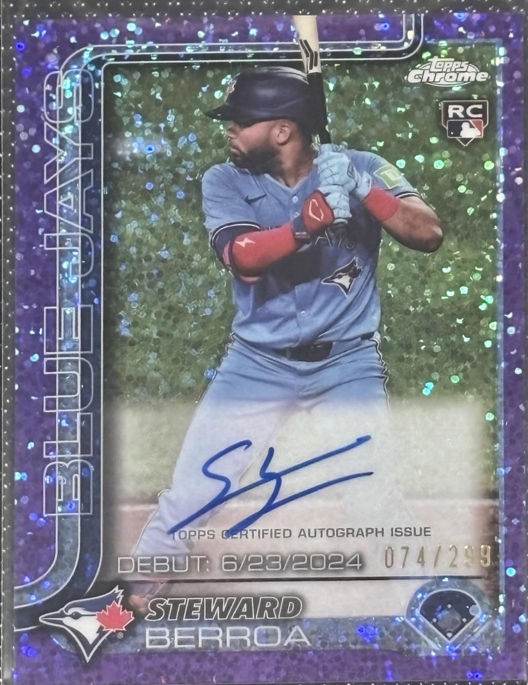 Steward Berroa [Purple Speckle Refractor] #CRDA-SB