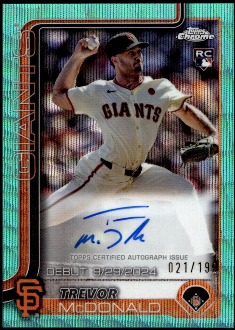 Trevor McDonald [Aqua Wave Refractor] #CRDA-TM