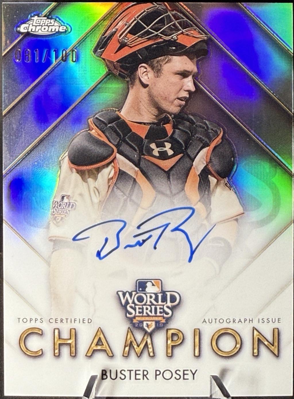 Buster Posey #WSC-BP