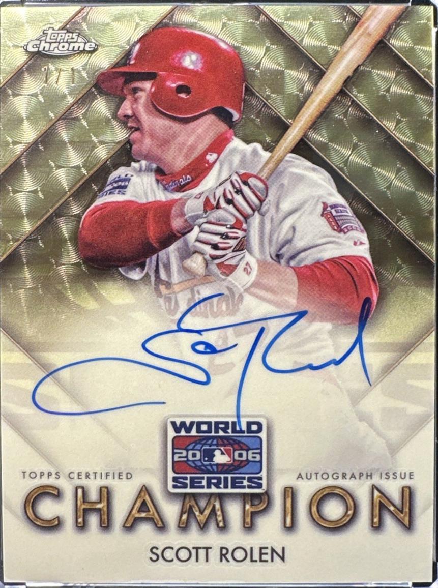 Scott Rolen [Superfractor] #WSC-SR
