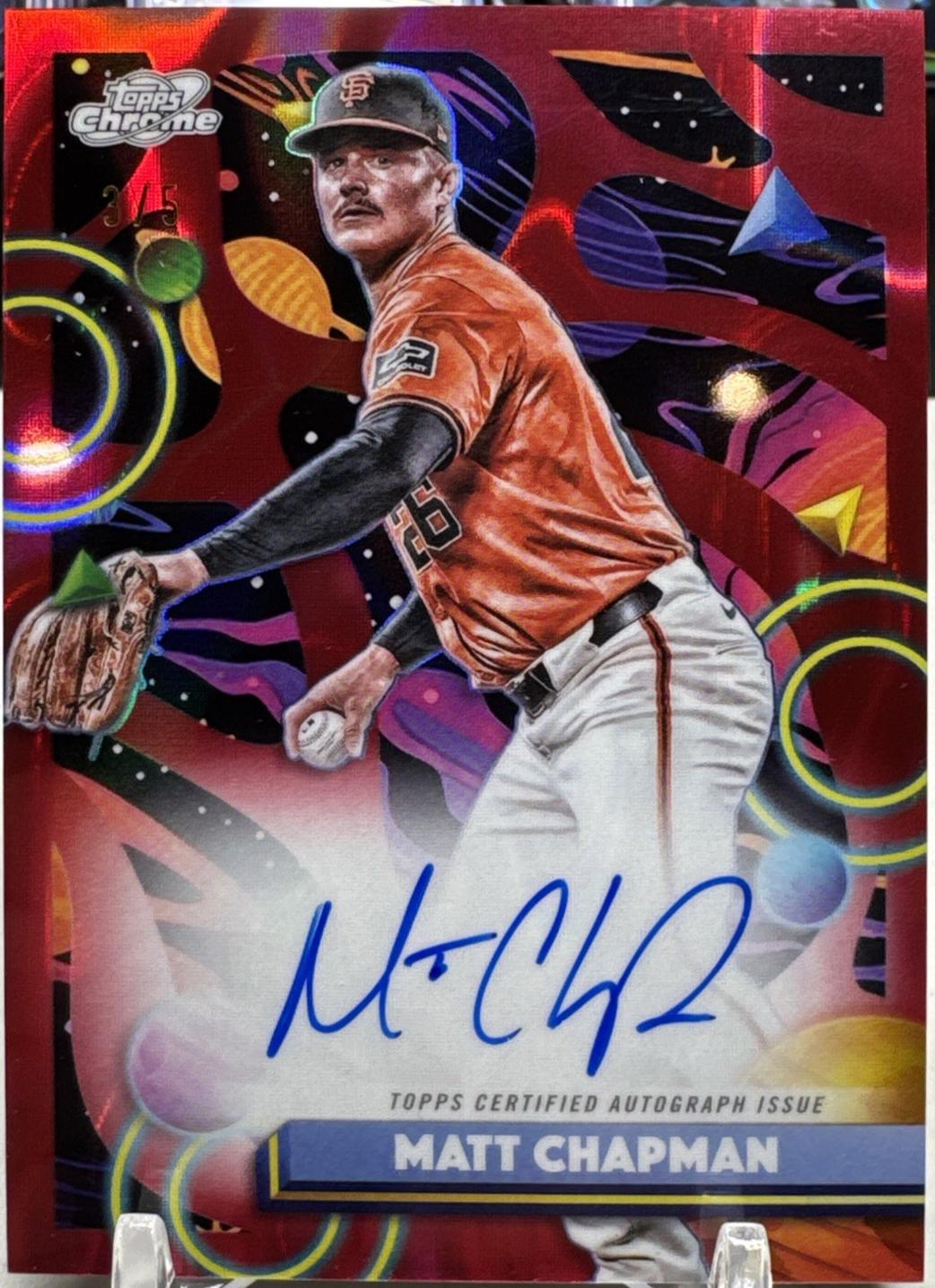 Matt Chapman [Red Flare Refractor] #CCA-MC